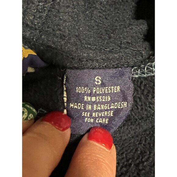 Pooh 100 Acre Collection Hooded Pull Over Fleece Sweatshirt Jacket Size Small - Picture 7 of 10